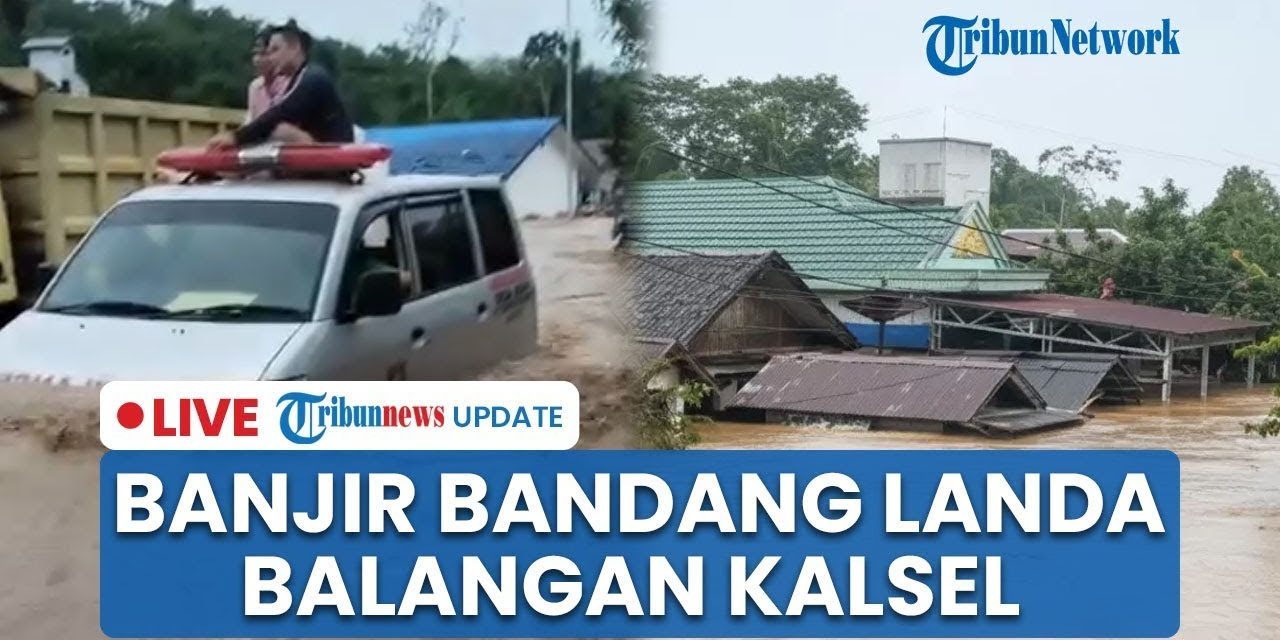 Air Setinggi Atap Rumah, Banjir Hebat Landa Kalimantan Selatan