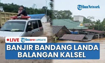 Air Setinggi Atap Rumah, Banjir Hebat Landa Kalimantan Selatan